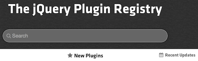 official jquery plugin repositary on enfew