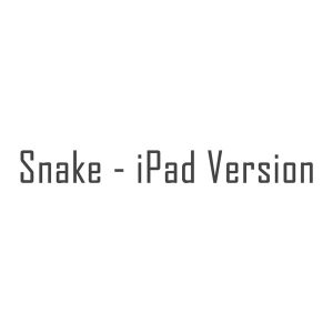 Snake return of the 8 bit - iPad version